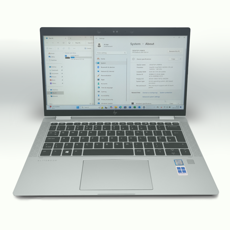 Discover the HP EliteBook x360 1030 G3 with Core i5